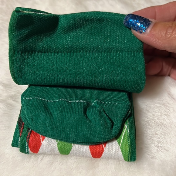 Crazy compressions - large / XL - argyle Christmas compression socks - Picture 3 of 3